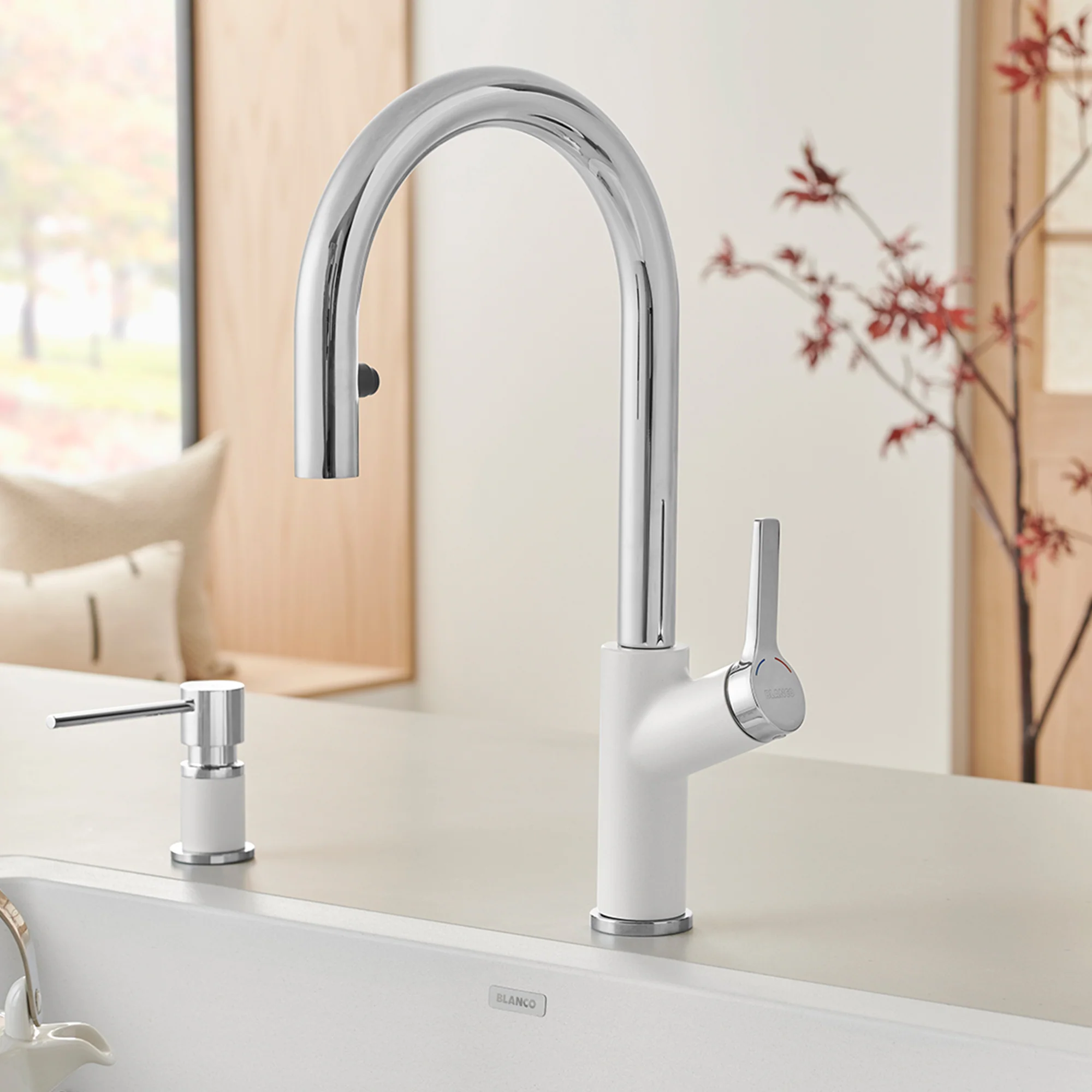 BLANCO Urbena Pull-Down Dual-Spray Kitchen Faucet - Image 18