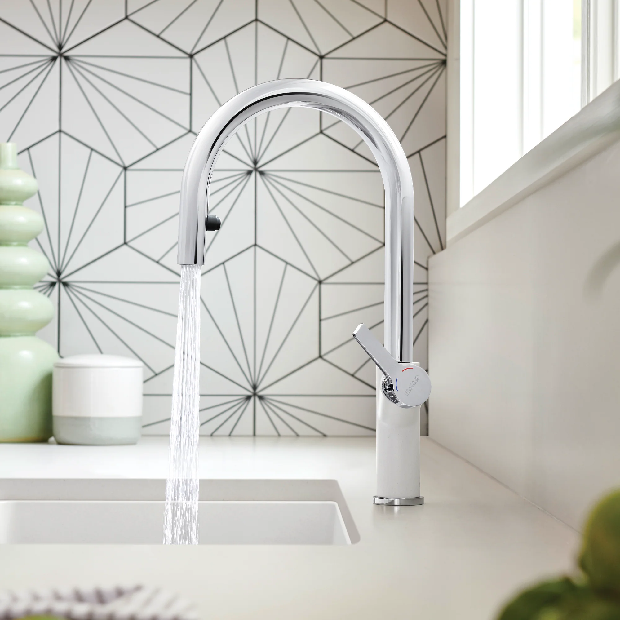 BLANCO Urbena Pull-Down Dual-Spray Kitchen Faucet - Image 23