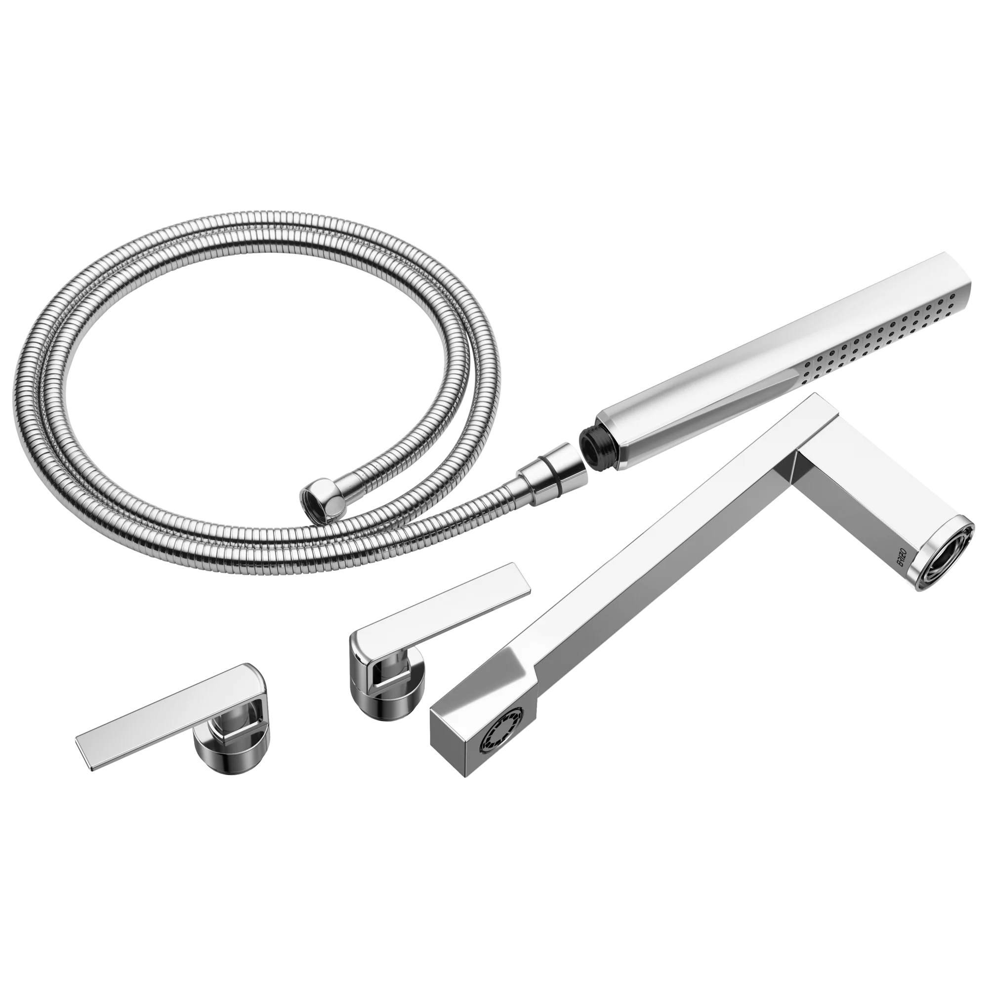 Brizo Frank Lloyd Wright T70399 Two-Handle Tub Filler Trim Kit with Gap Lever Handles - Image 3