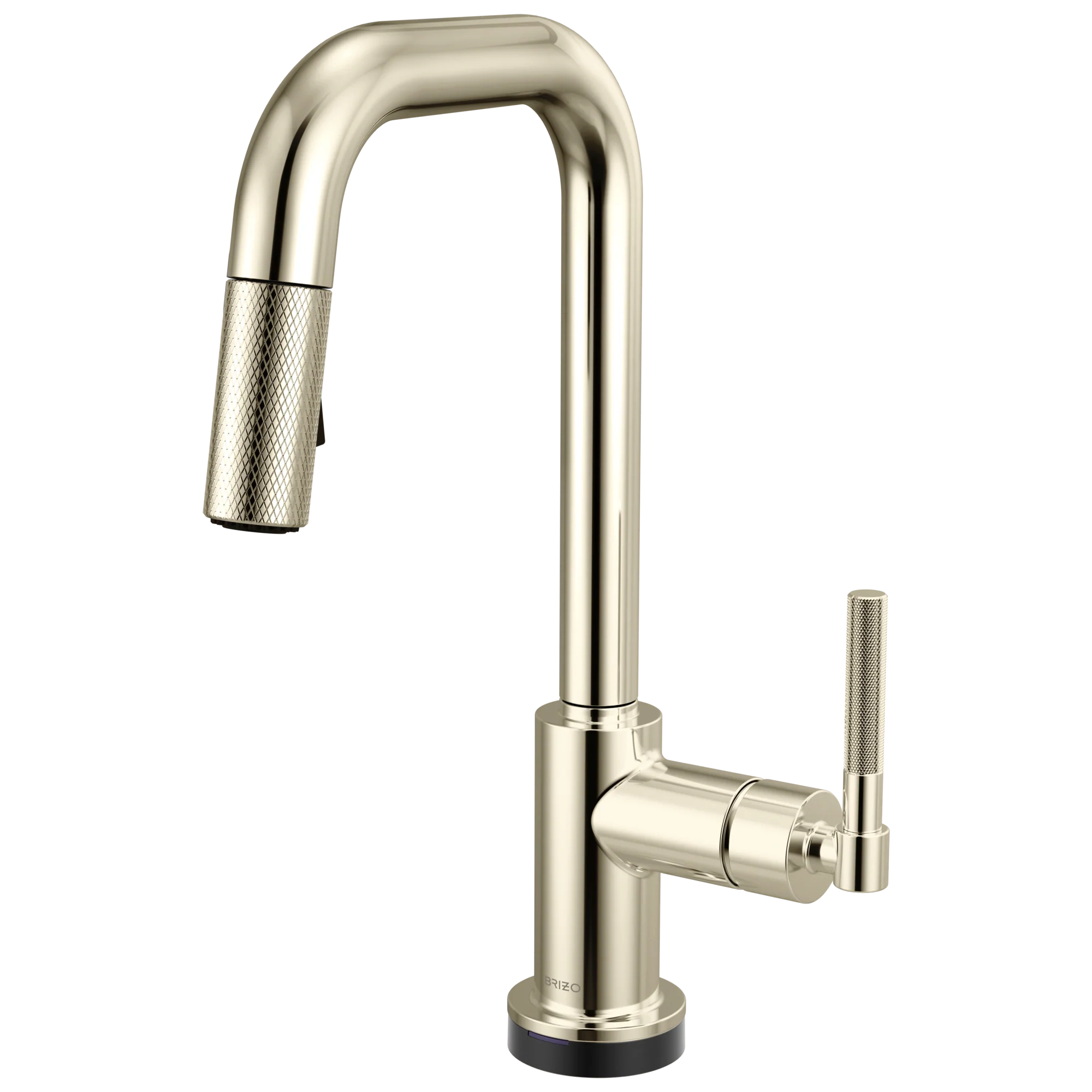 Brizo Litze 64953LF Smarttouch Pull-Down Prep Faucet with Square Spout - Knurled Handle - Image 4