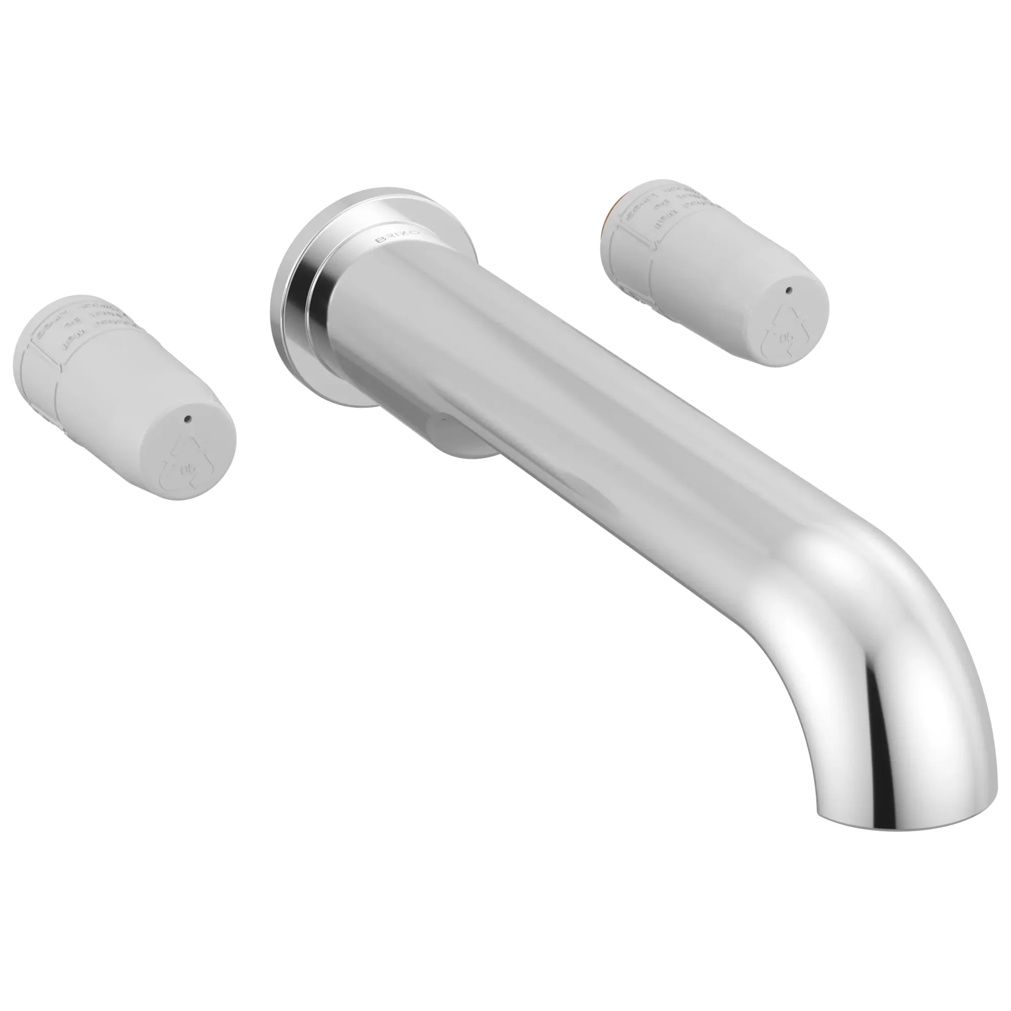 Brizo Roccesco T704110 Two Handle Wall Mount Tub Filler - Less Handles - Image 2