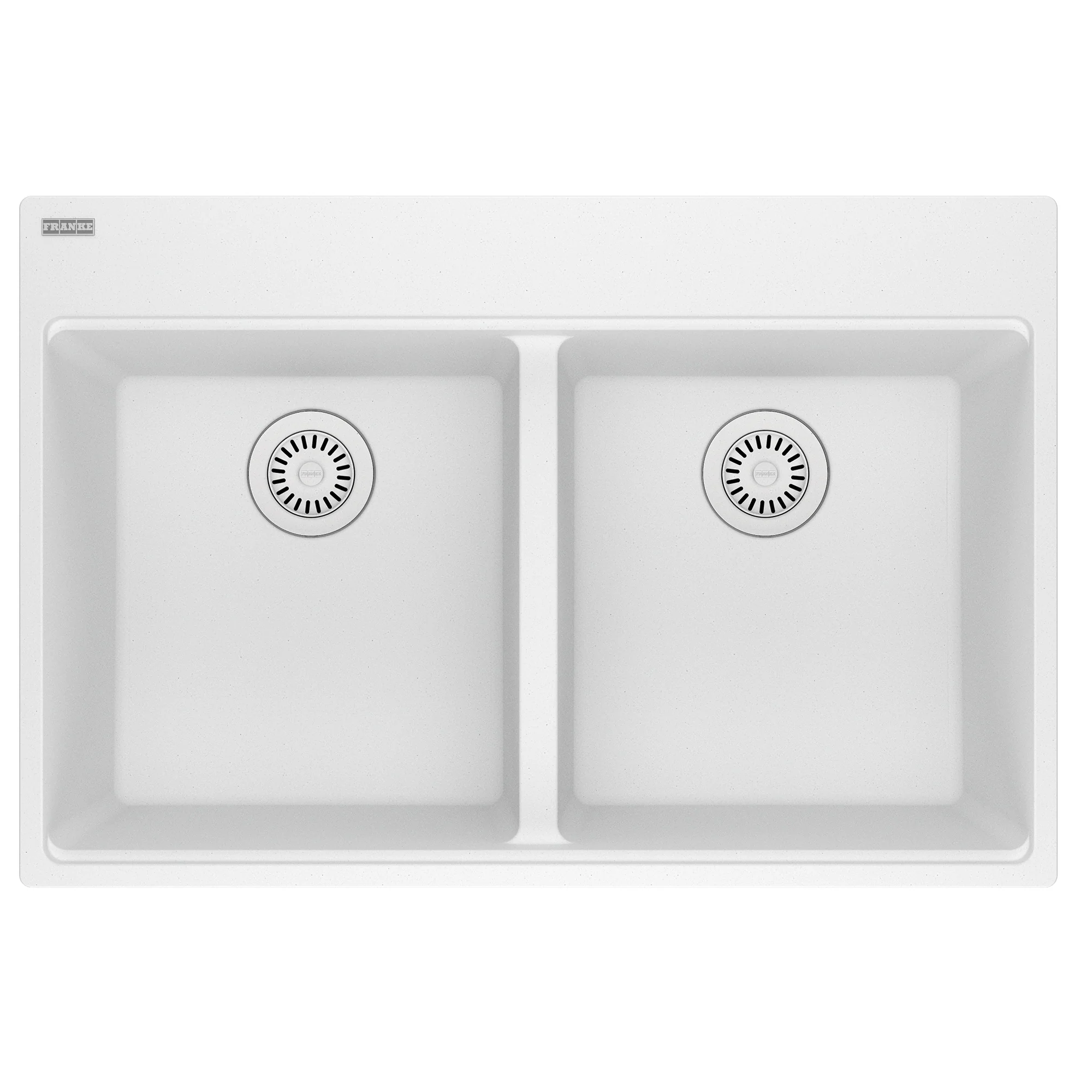 Franke Maris MAG6201515 Dual Mount Double Bowl 33 x 22 in Granite Kitchen Sink - Image 2