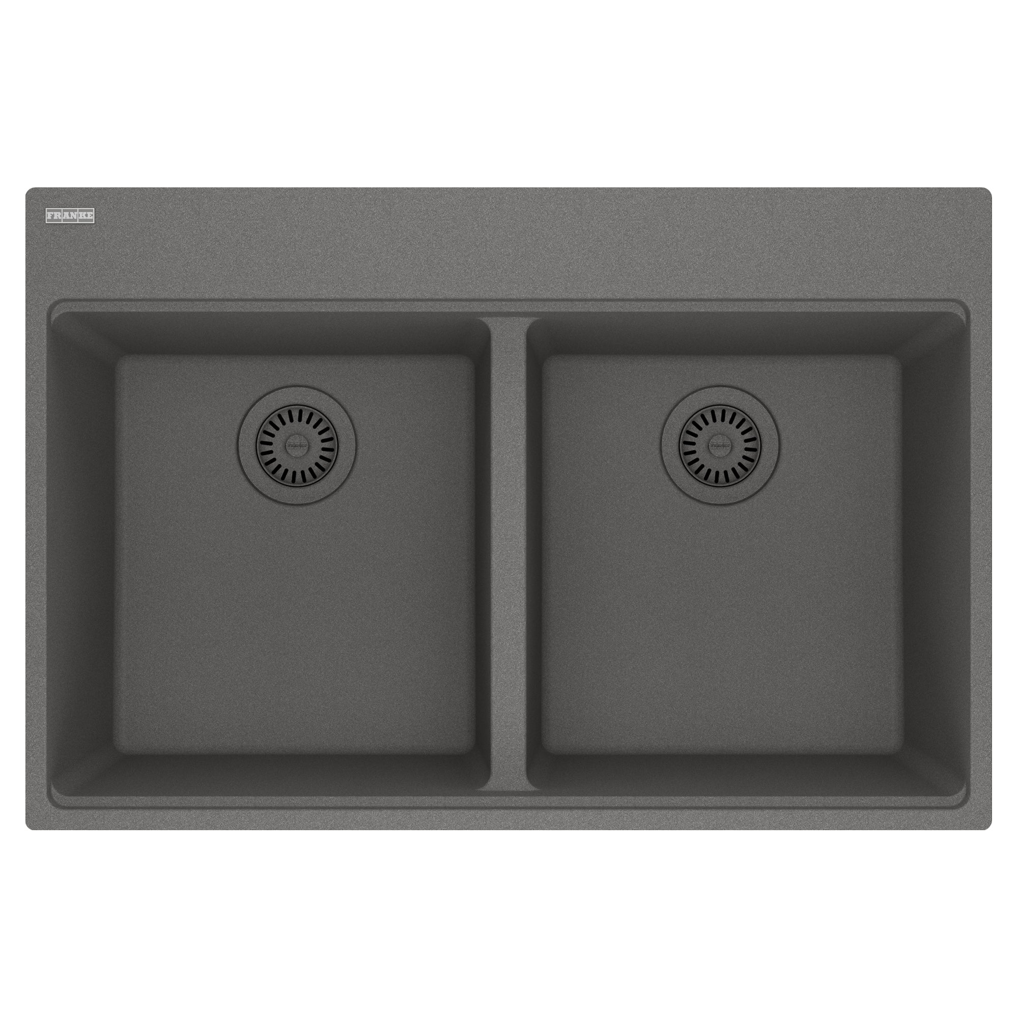 Franke Maris MAG6201515 Dual Mount Double Bowl 33 x 22 in Granite Kitchen Sink - Image 3