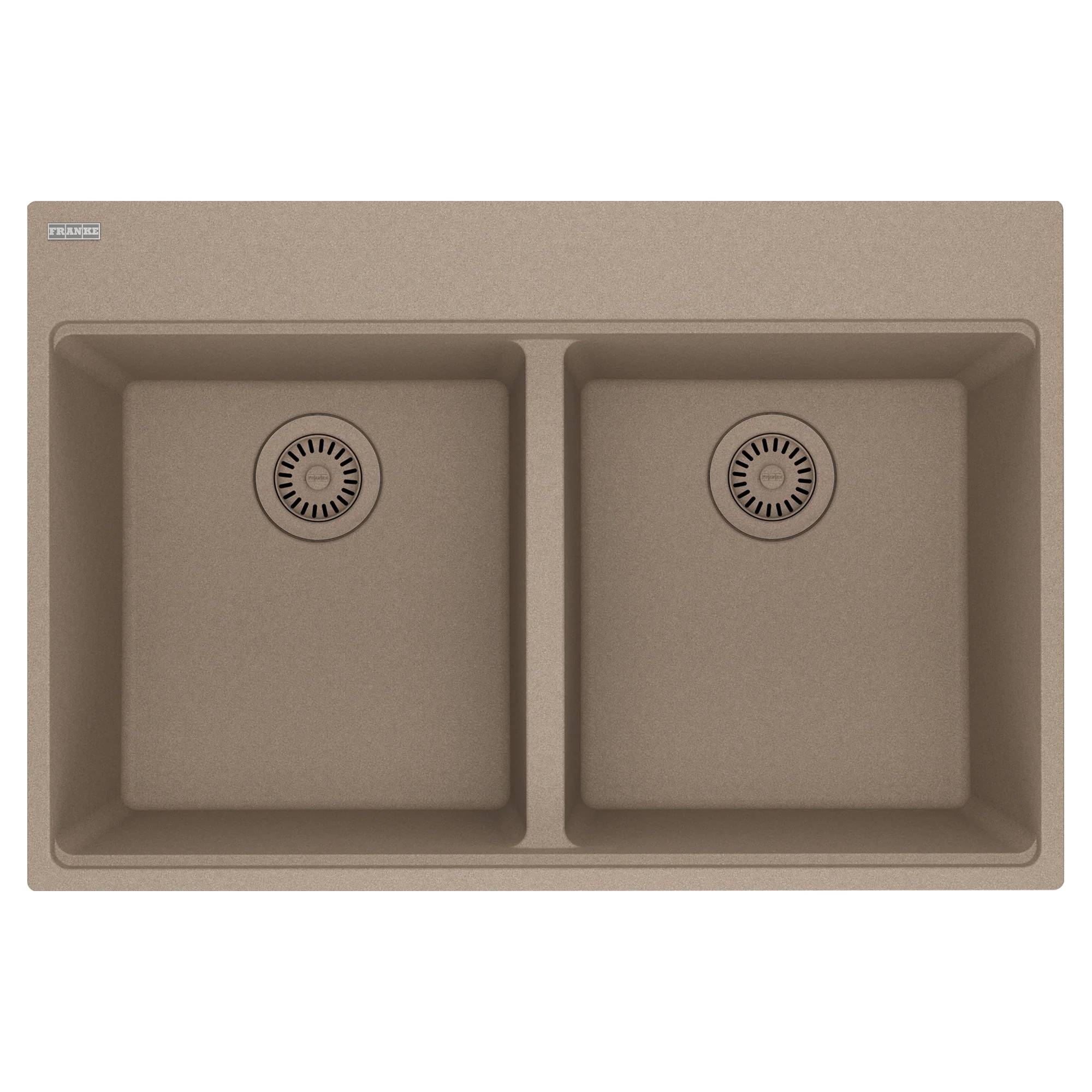 Franke Maris MAG6201515 Dual Mount Double Bowl 33 x 22 in Granite Kitchen Sink - Image 4