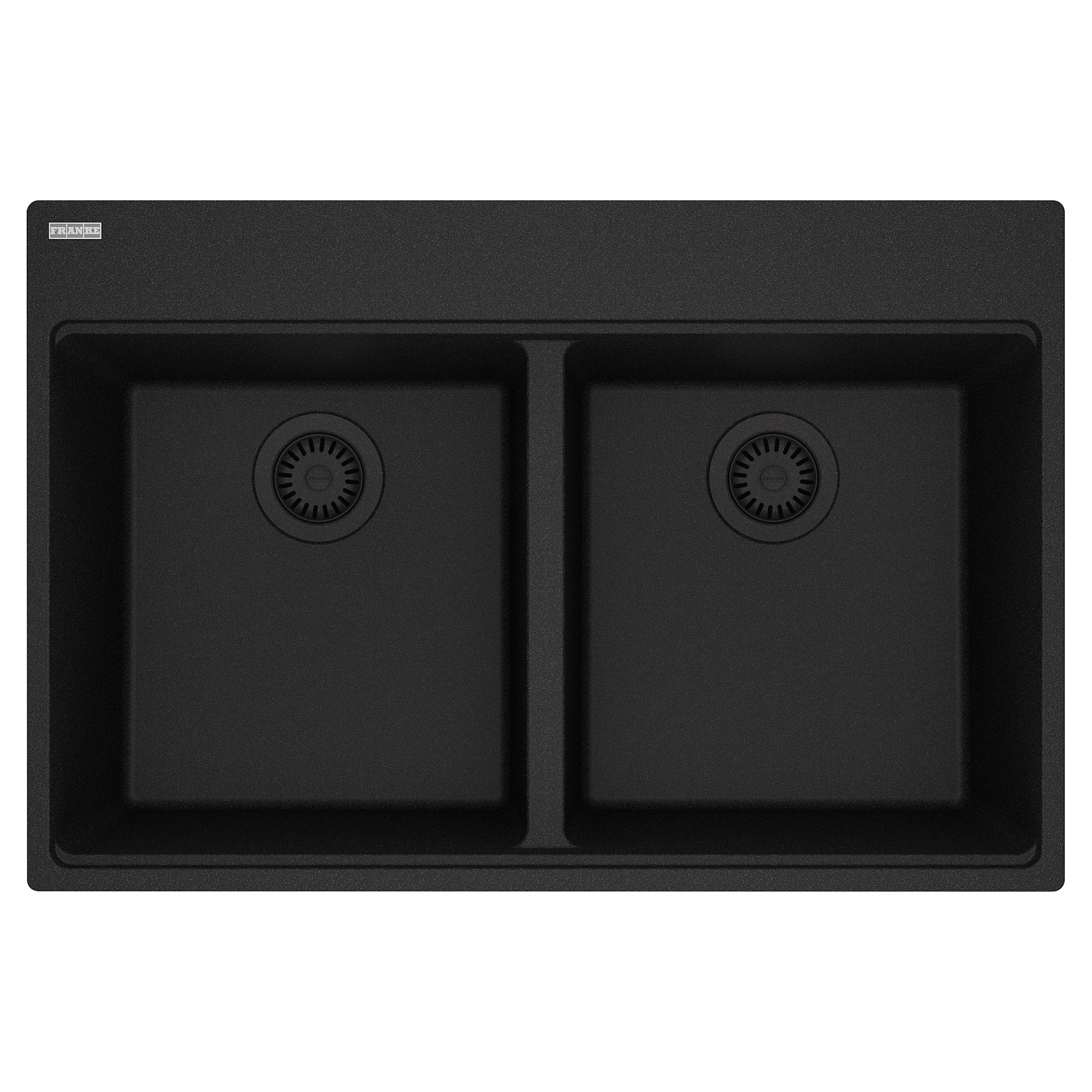 Franke Maris MAG6201515 Dual Mount Double Bowl 33 x 22 in Granite Kitchen Sink - Image 5