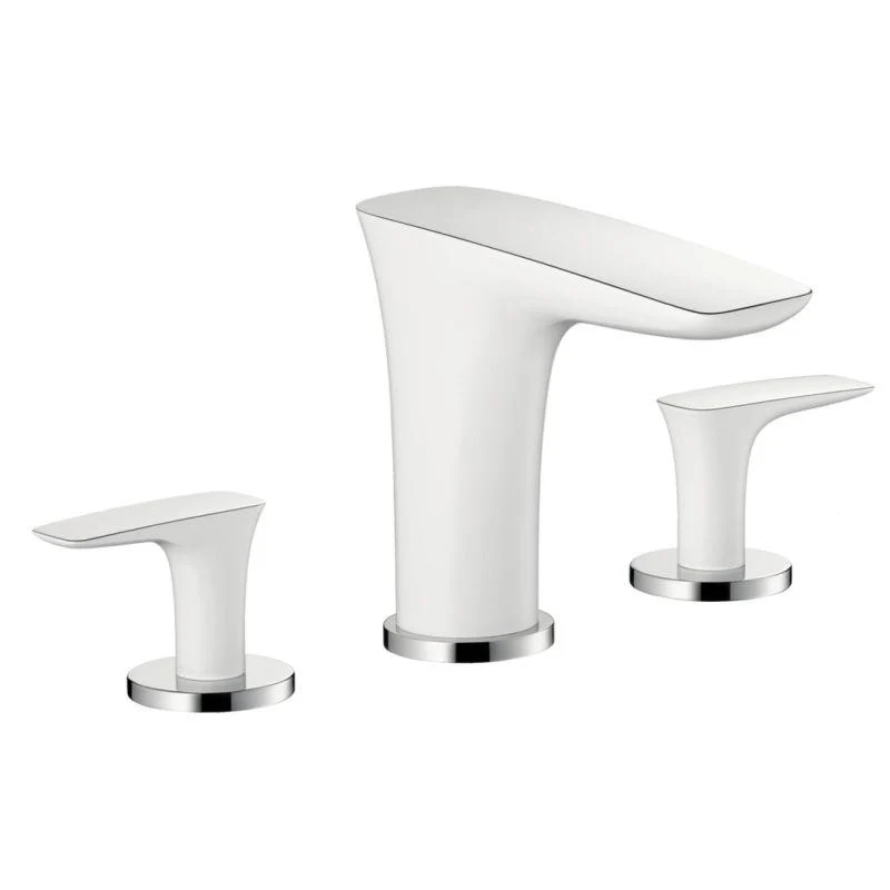 hansgrohe 15440001 Pura Vida Roman Tub Filler Faucet Non Diverter with Metal Lever Handles Less Valve in Chrome - Image 2