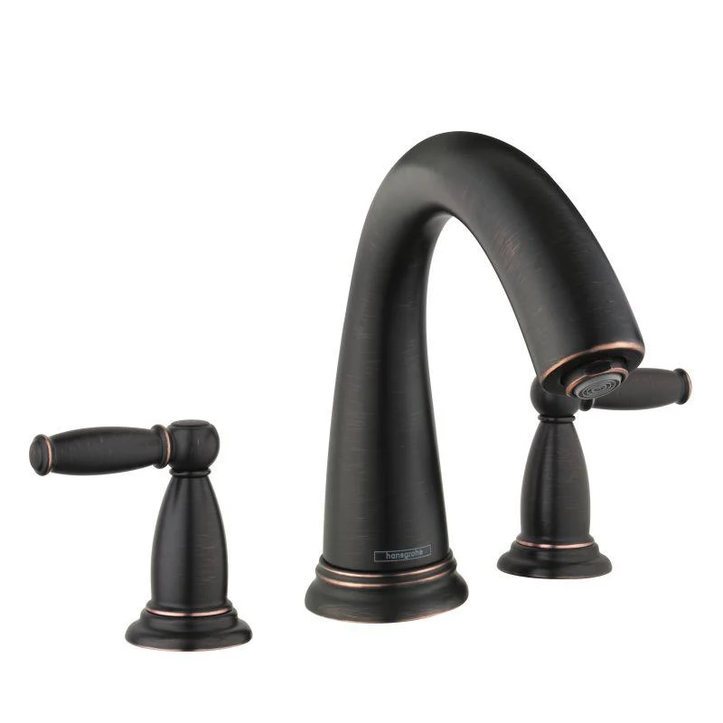 hansgrohe 06120000 Swing C 3-Hole Roman Tub Set Trim with Lever Handle in Chrome - Image 3