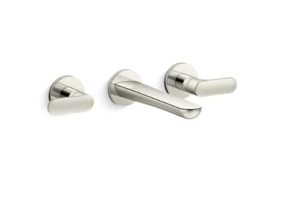 Kallista P34125-LV 002 Wall Mount Sink Faucet, Wide Spread