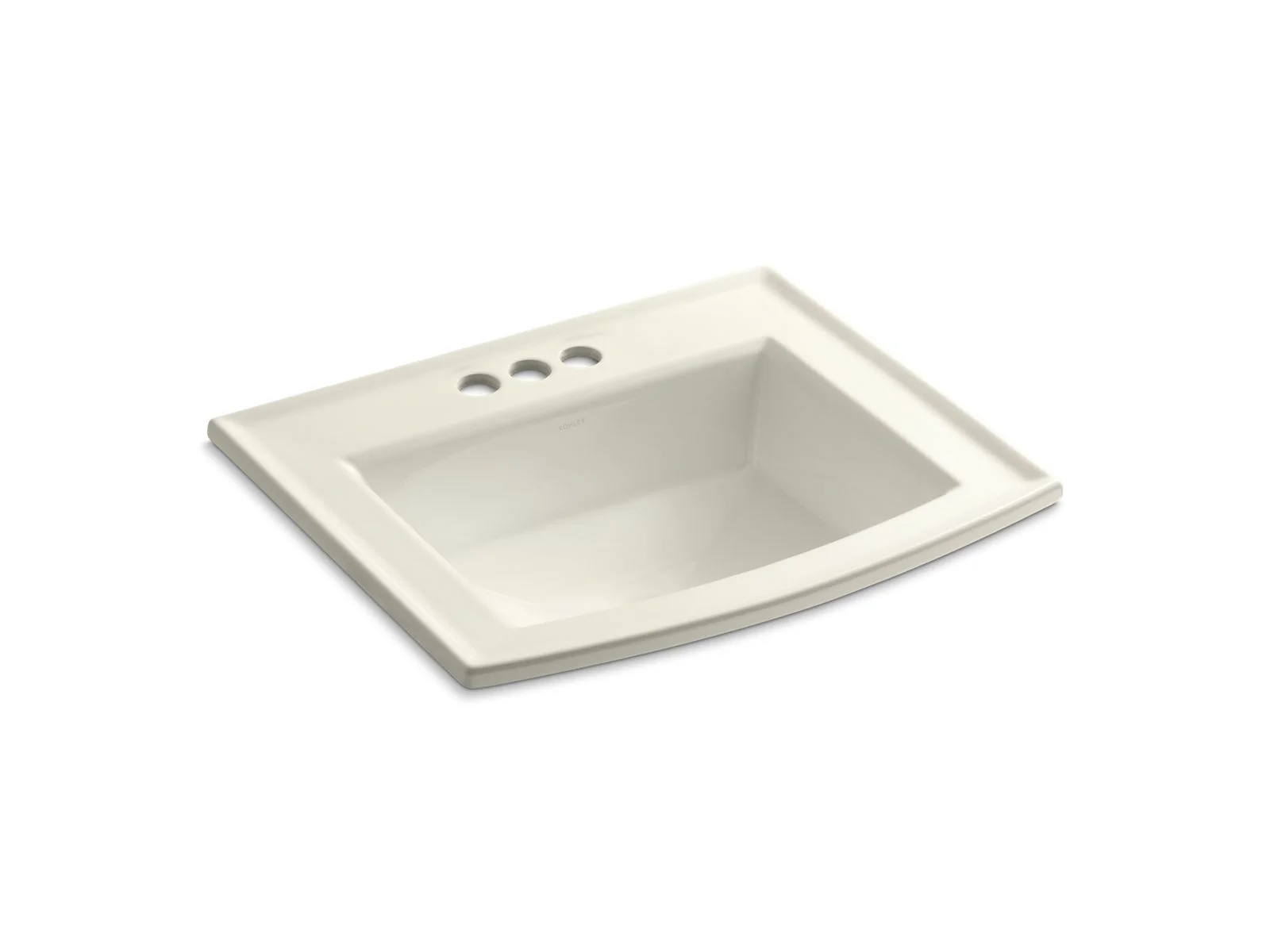 KOHLER K-2356-4 Archer 22-3/4" rectangular drop-in bathroom sink - Image 4
