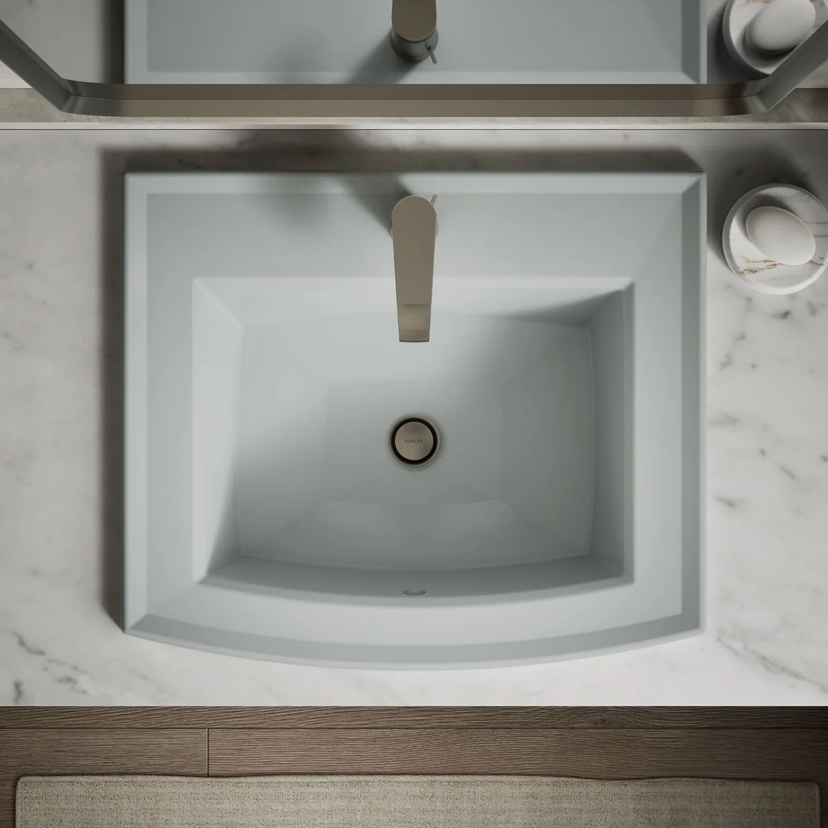 KOHLER K-2356-1 Archer 22-3/4" rectangular drop-in bathroom sink - Image 14