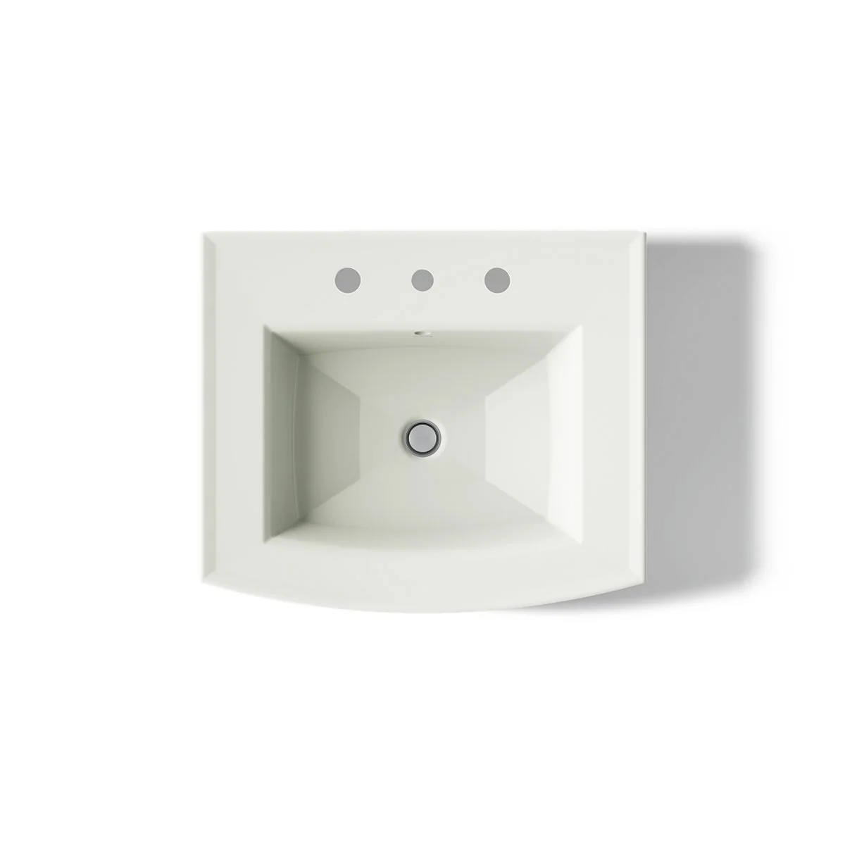 KOHLER K-2359-8 Archer 24" rectangular pedestal bathroom sink - Image 12
