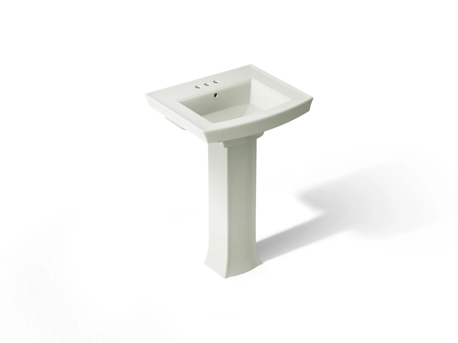 KOHLER K-2359-4 Archer 24" rectangular pedestal bathroom sink - Image 10