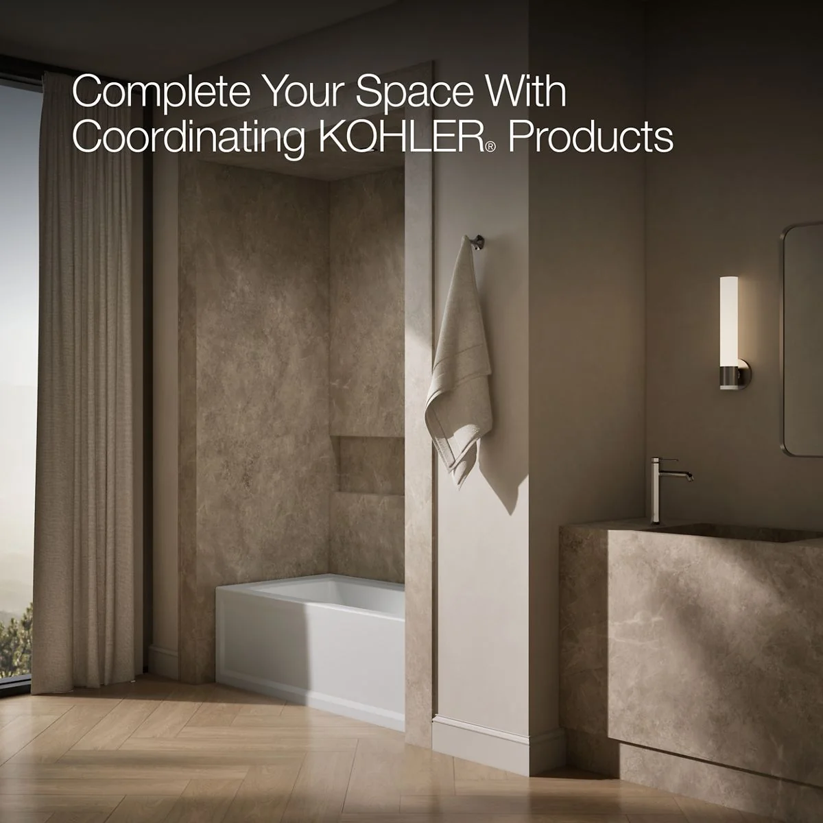 KOHLER K-1946-RAW Archer 60" x 30" alcove bath with Bask heated surface, right drain - Image 10