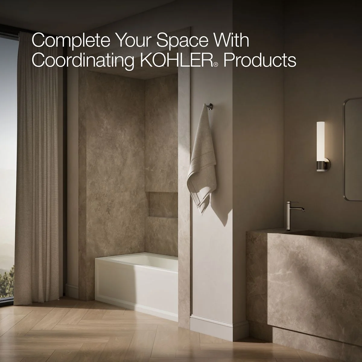 KOHLER K-1946-RAW Archer 60" x 30" alcove bath with Bask heated surface, right drain - Image 16