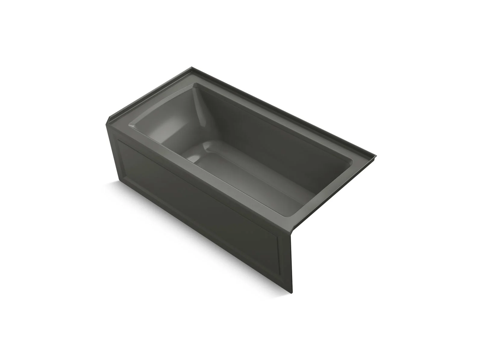 KOHLER K-1946-RAW Archer 60" x 30" alcove bath with Bask heated surface, right drain - Image 2