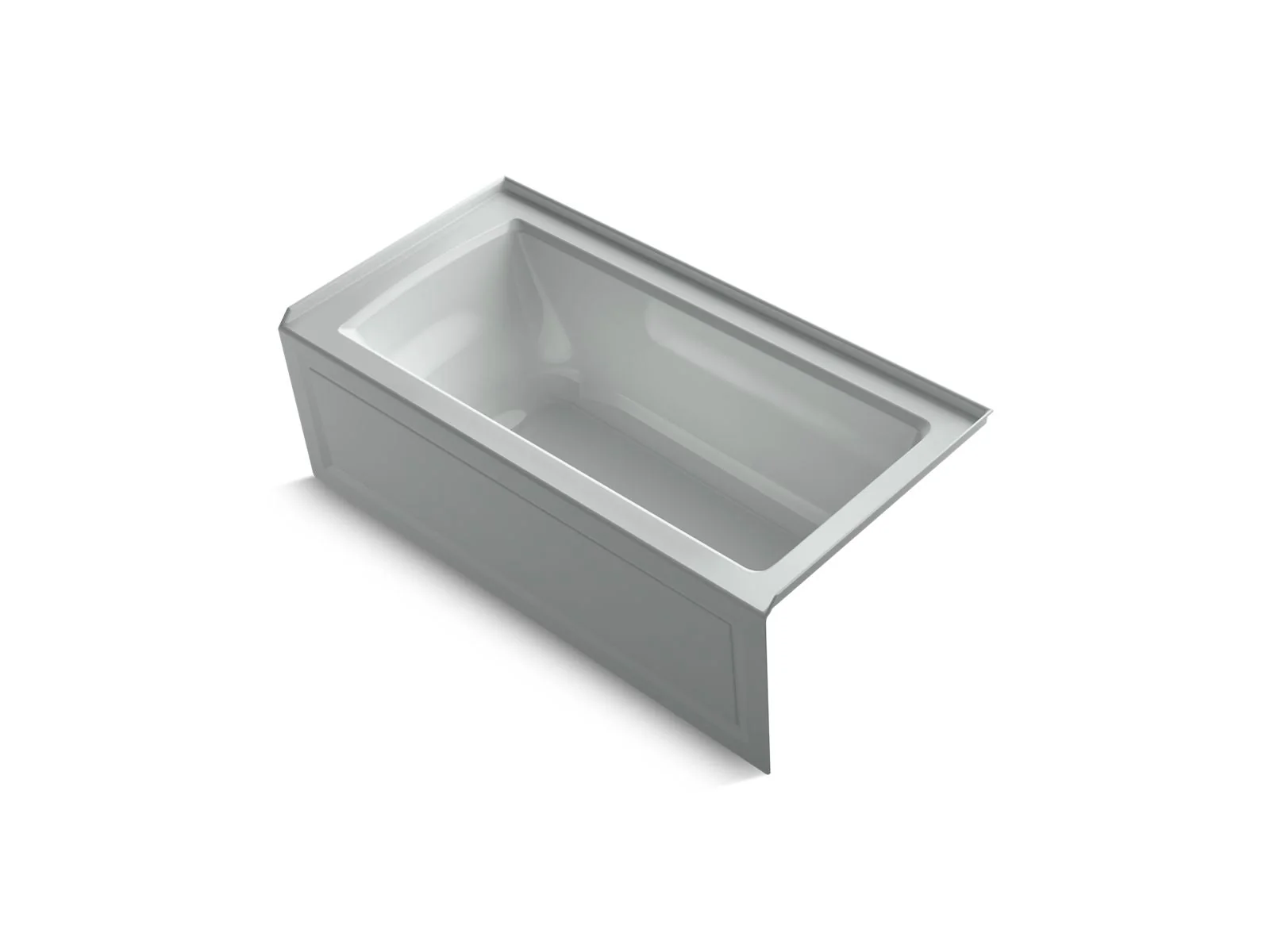 KOHLER K-1946-RAW Archer 60" x 30" alcove bath with Bask heated surface, right drain - Image 4