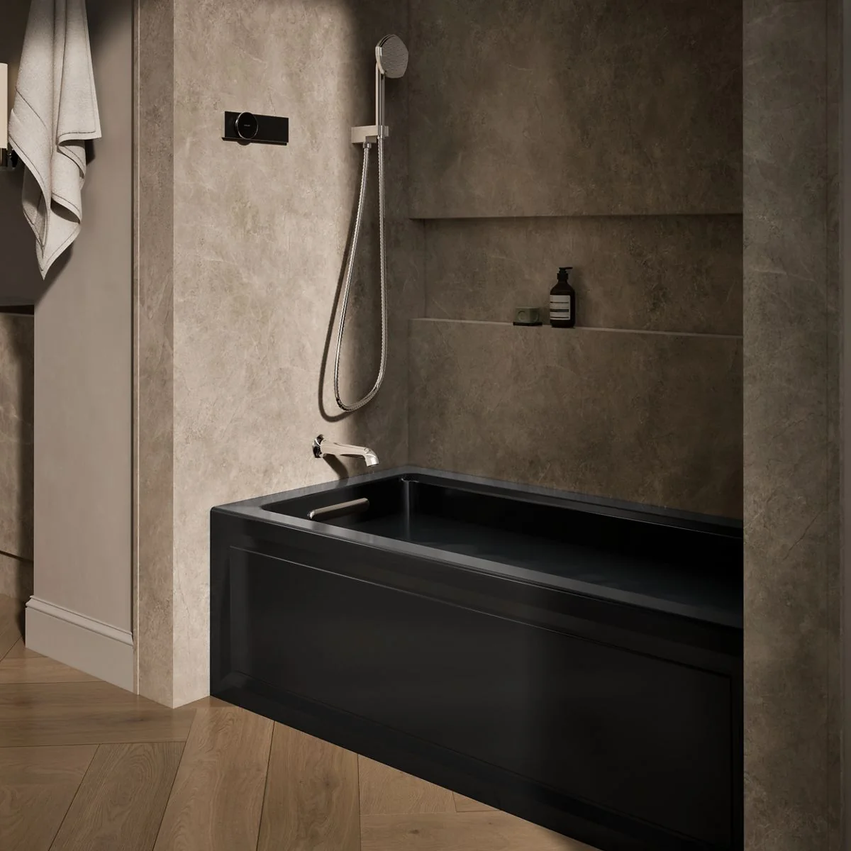 KOHLER K-1947-GHLA Archer 60" x 30" alcove Heated BubbleMassage air bath, left drain - Image 14