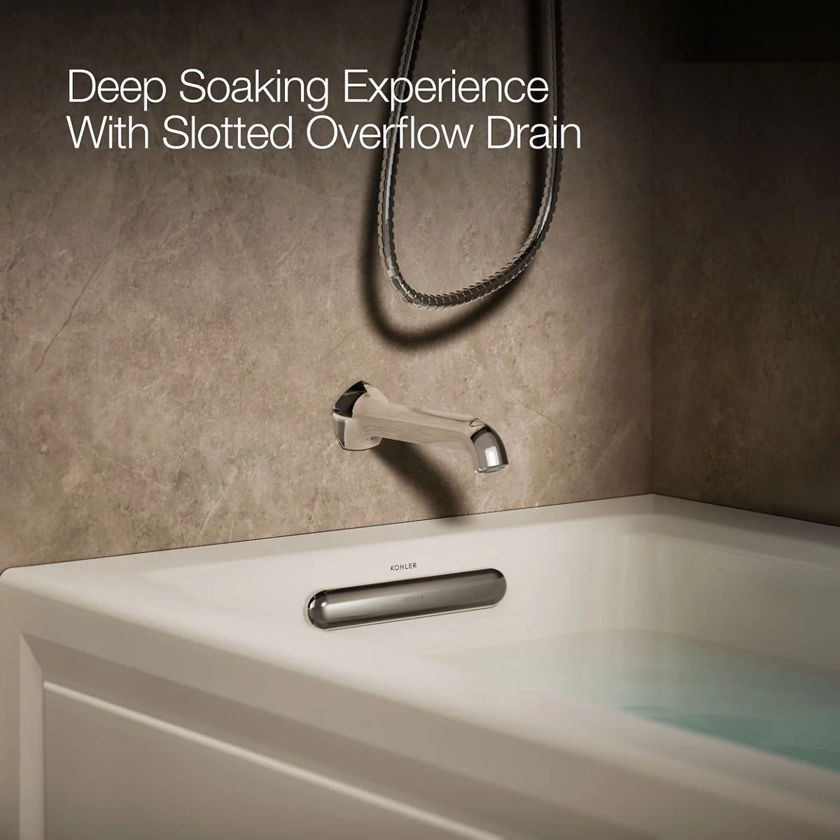 KOHLER K-1947-XGHLA Archer 60" x 30" alcove Heated BubbleMassage air bath and whirlpool, left drain - Image 15