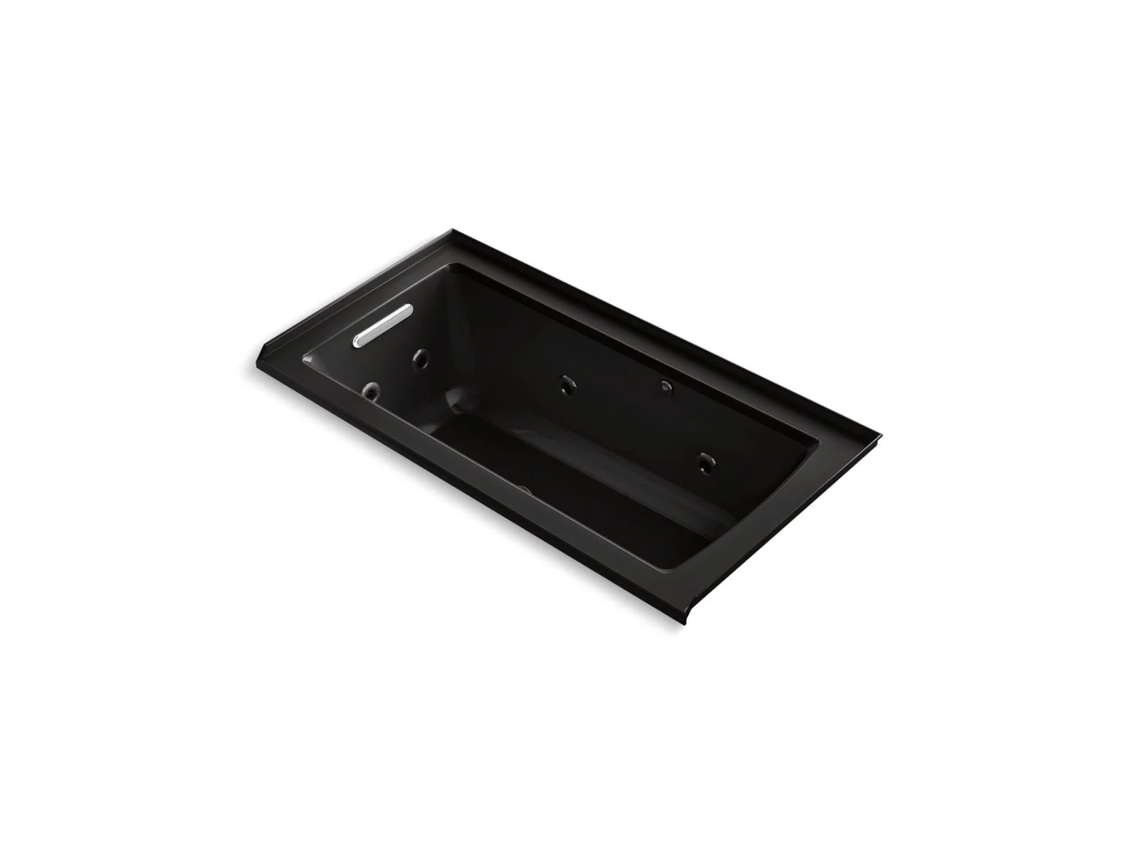 KOHLER K-1947-XHGHL Archer 60" x 30" alcove Heated BubbleMassage air bath and whirlpool, left drain - Image 3