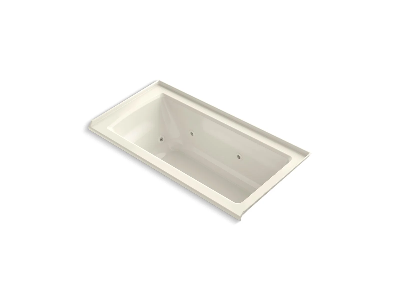KOHLER K-1947-RH Archer 60" x 30" alcove heated whirlpool bath, right drain - Image 5