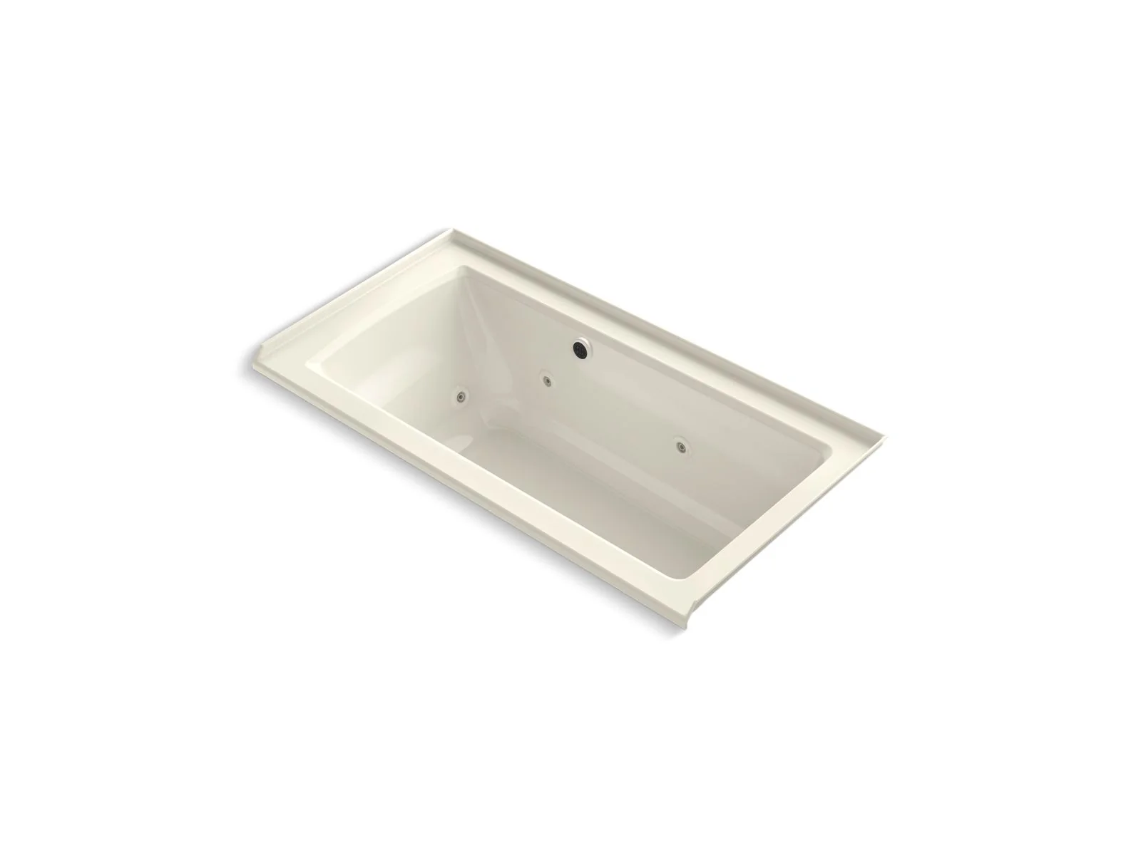 KOHLER K-1947-RW Archer 60" x 30" alcove whirlpool bath with Bask heated surface, right drain - Image 5
