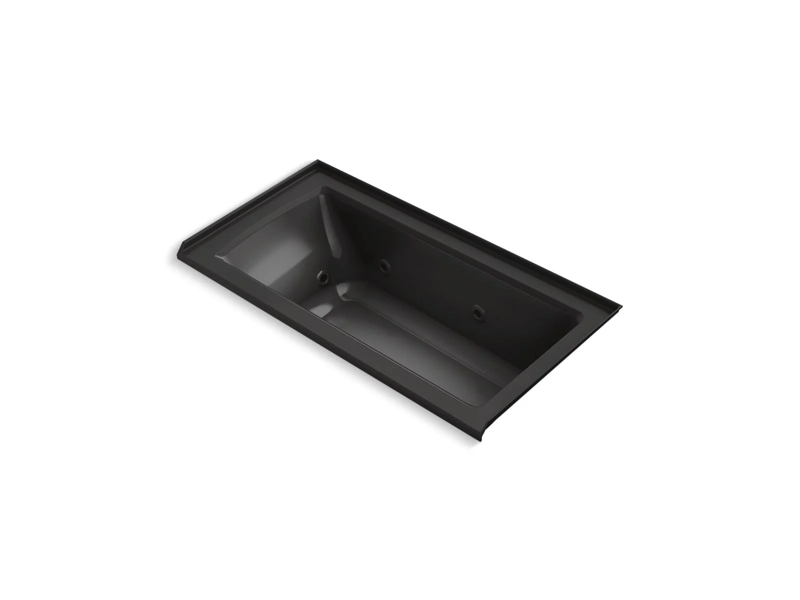 KOHLER K-1947-R Archer 60" x 30" alcove whirlpool bath, right drain - Image 3