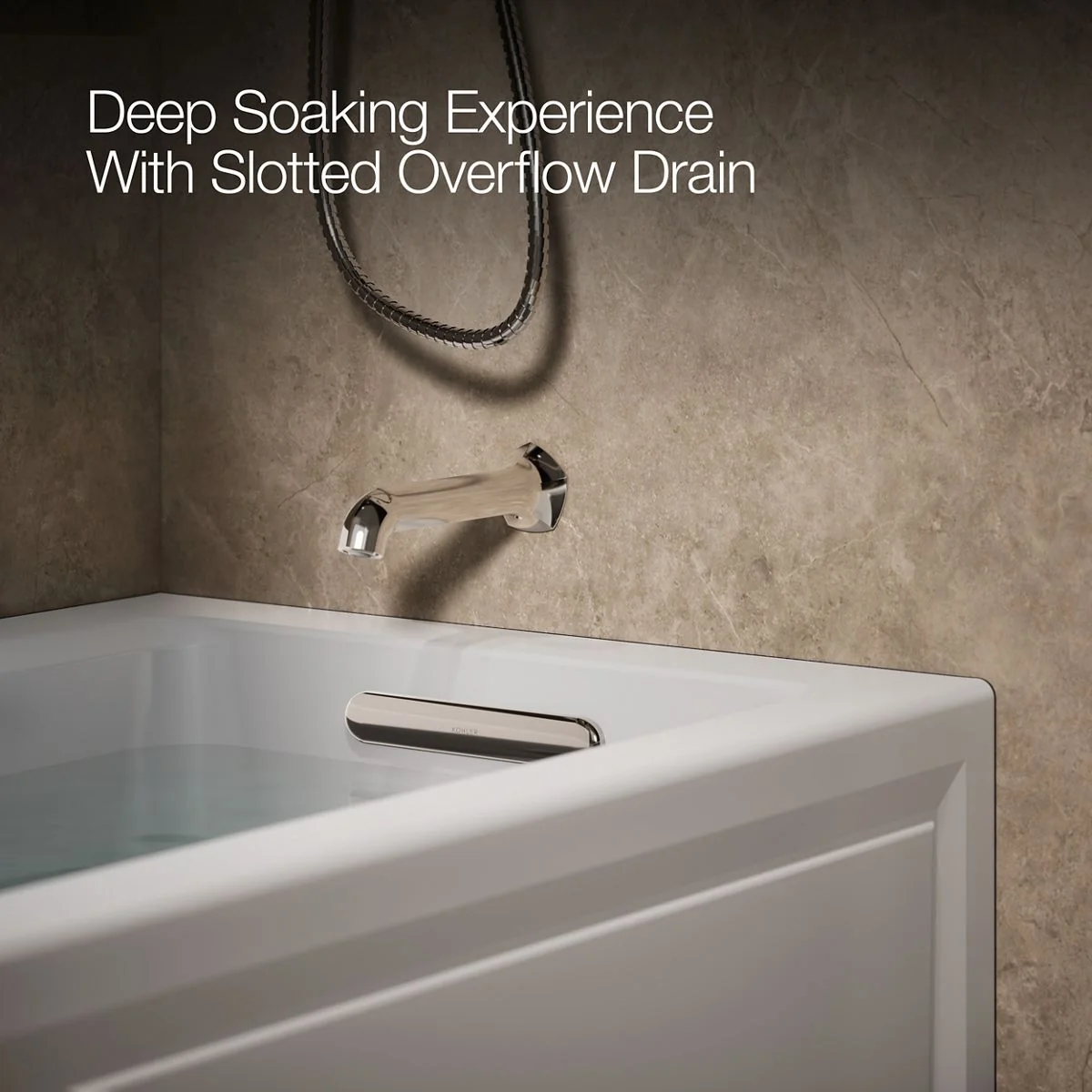 KOHLER K-1947-RA Archer 60" x 30" alcove whirlpool bath, right drain - Image 20