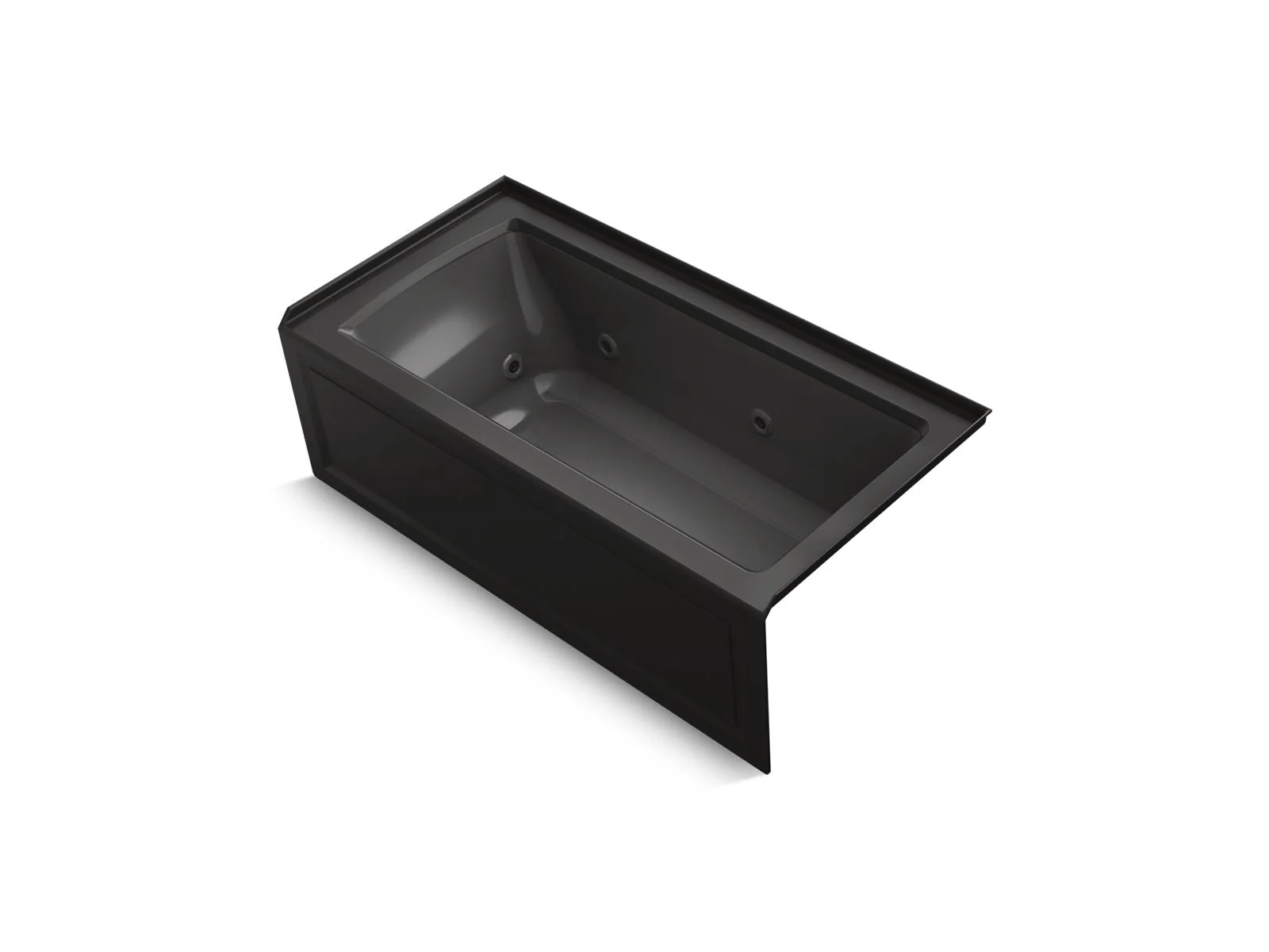KOHLER K-1947-RA Archer 60" x 30" alcove whirlpool bath, right drain - Image 3