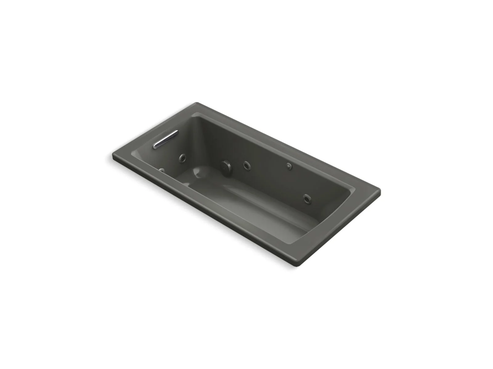 KOHLER K-1947 Archer 60" x 30" drop-in whirlpool bath - Image 2