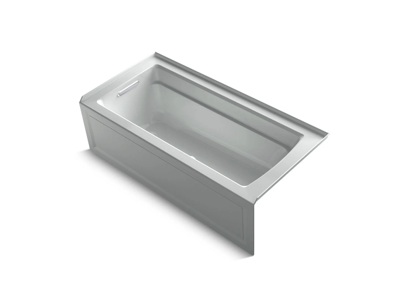 KOHLER K-1949-GHLAW Archer 66" x 32" alcove Heated BubbleMassage air bath with Bask heated surface, left drain - Image 4