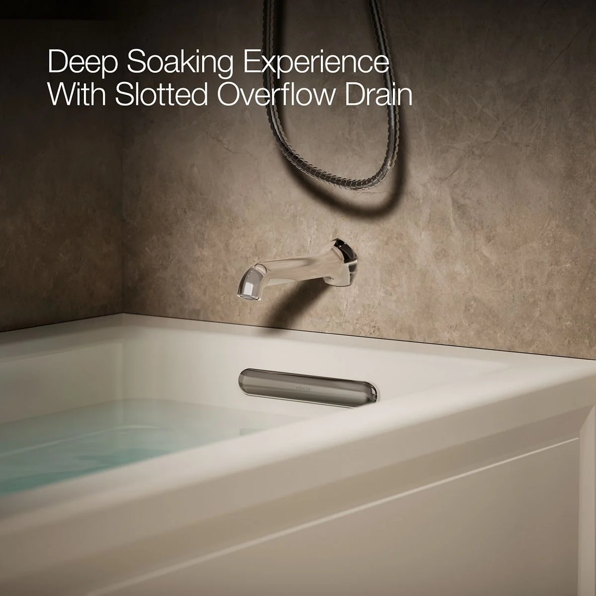 KOHLER K-1949-GHRA Archer 66" x 32" alcove Heated BubbleMassage air bath, right drain - Image 25