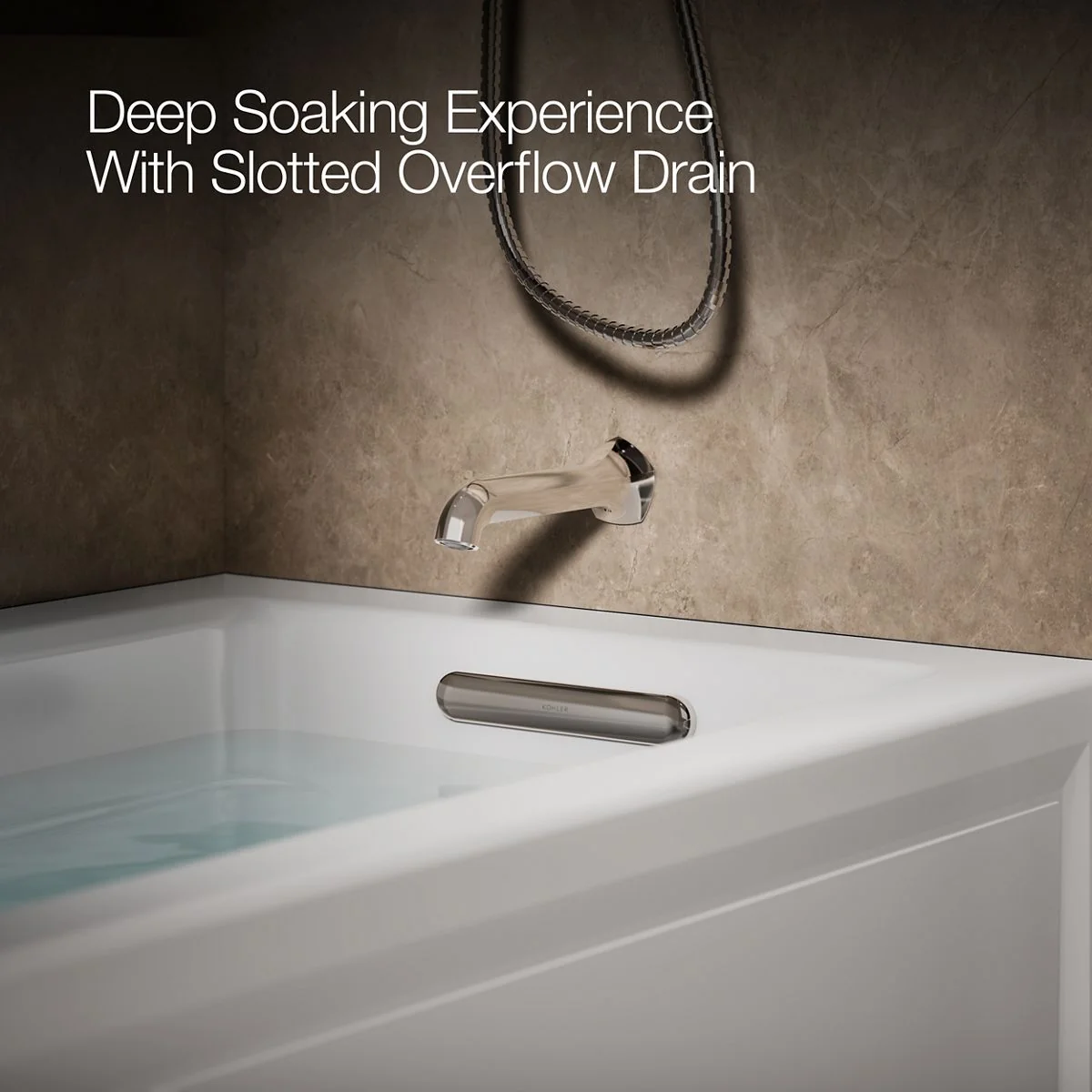 KOHLER K-1949-XGHRA Archer 66" x 32" alcove Heated BubbleMassage air bath and whirlpool, right drain - Image 10