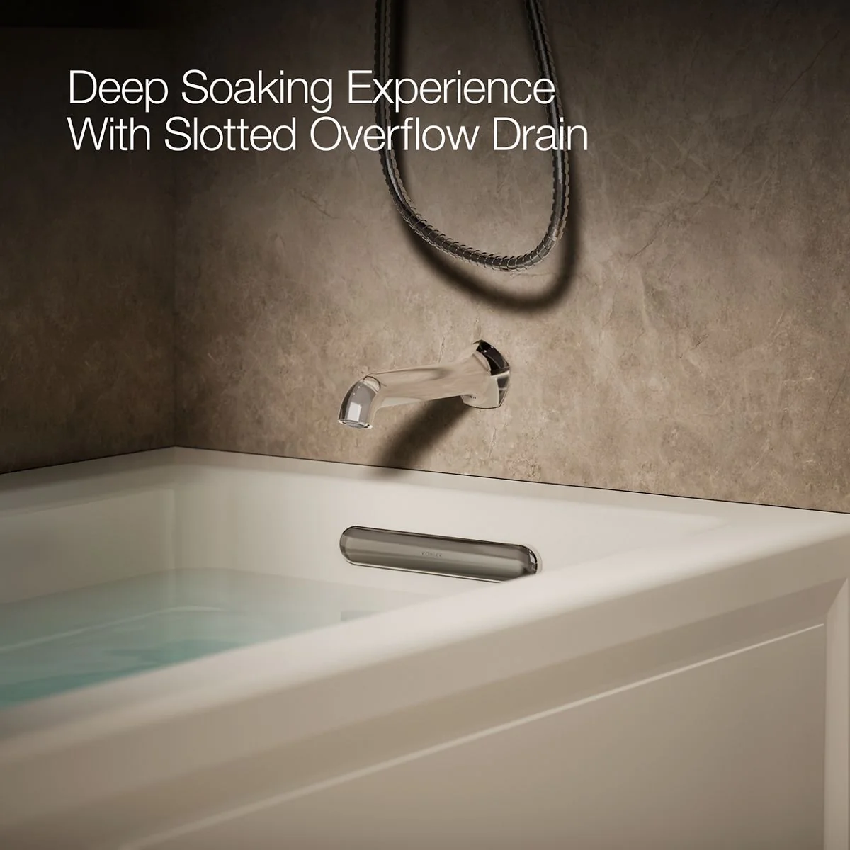 KOHLER K-1949-HRA Archer 66" x 32" alcove heated whirlpool, right drain - Image 25