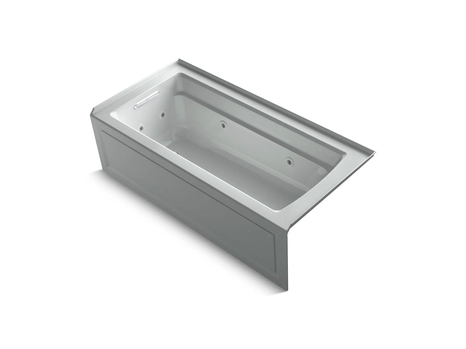 KOHLER K-1949-LAW Archer 66" x 32" alcove whirlpool bath with Bask heated surface, left drain - Image 4