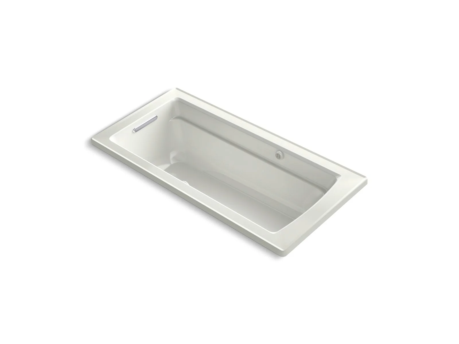 KOHLER K-1949-GHW Archer 66" x 32" drop-in Heated BubbleMassage air bath with Bask heated surface - Image 6