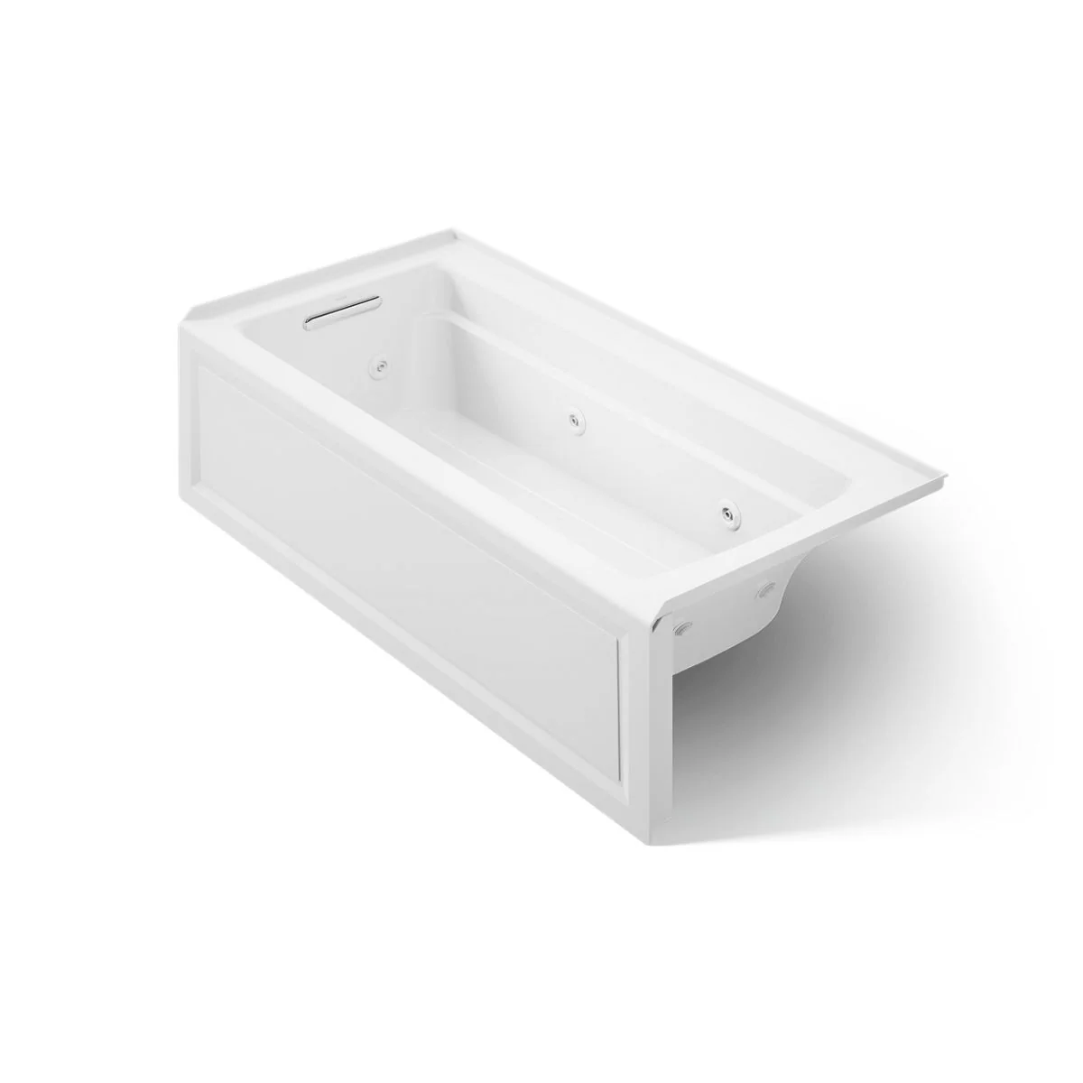 KOHLER K-1949-LA Archer 66" x 32" integral apron whirlpool with integral flange and left-hand drain - Image 8