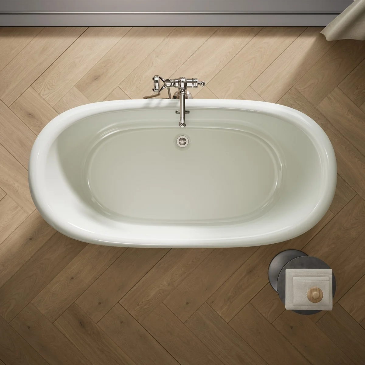 KOHLER K-21000-PDE Artifacts 66-1/8" x 32-1/2" freestanding bath - Image 6