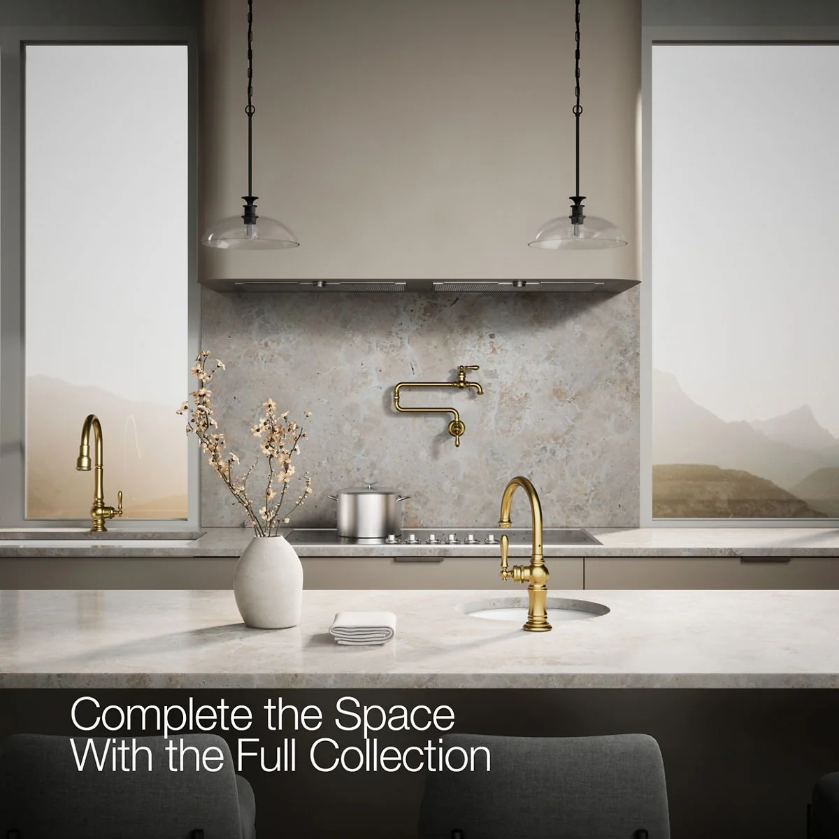 KOHLER K-99264 Artifacts Single-handle kitchen sink faucet - Image 13