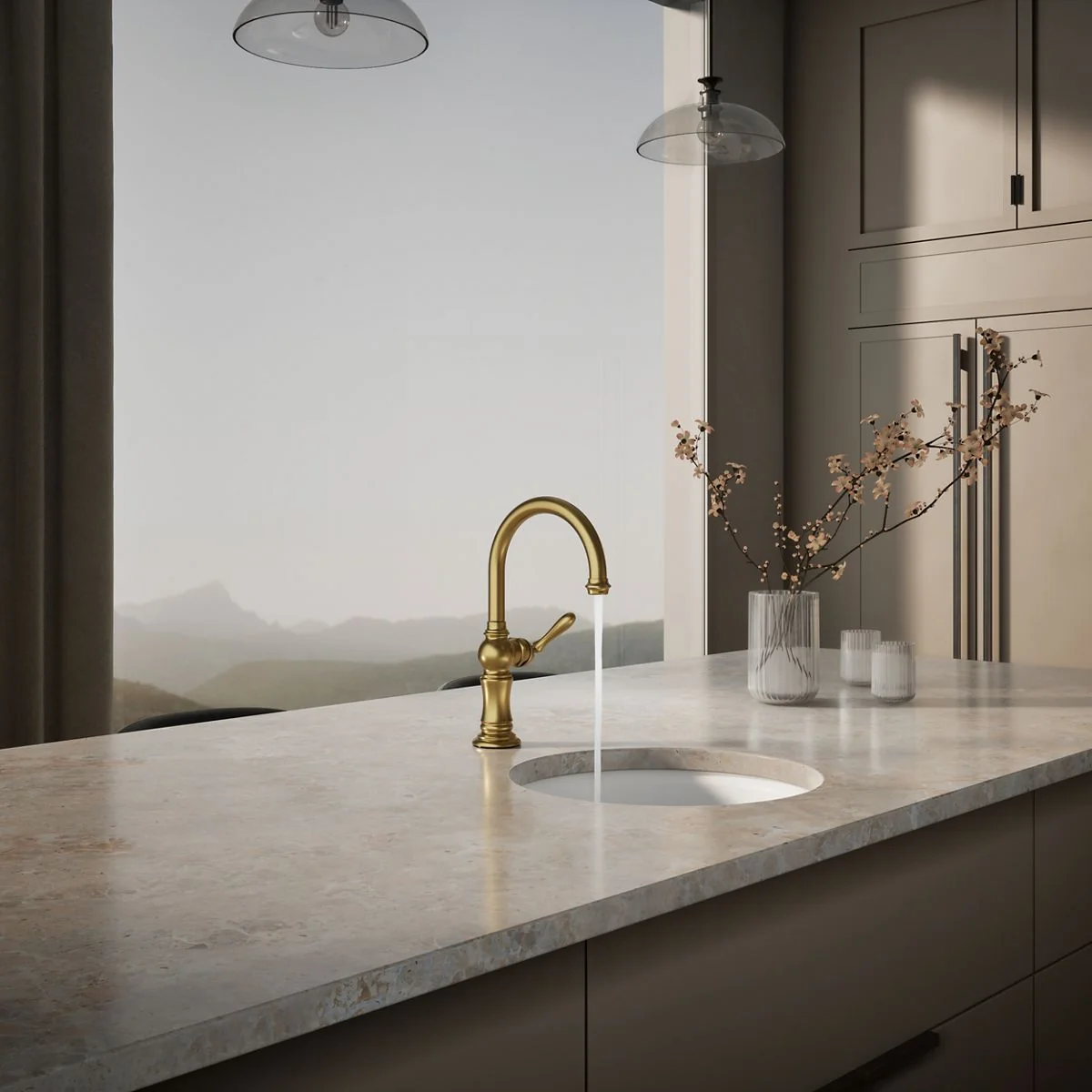 KOHLER K-99264 Artifacts Single-handle kitchen sink faucet - Image 14