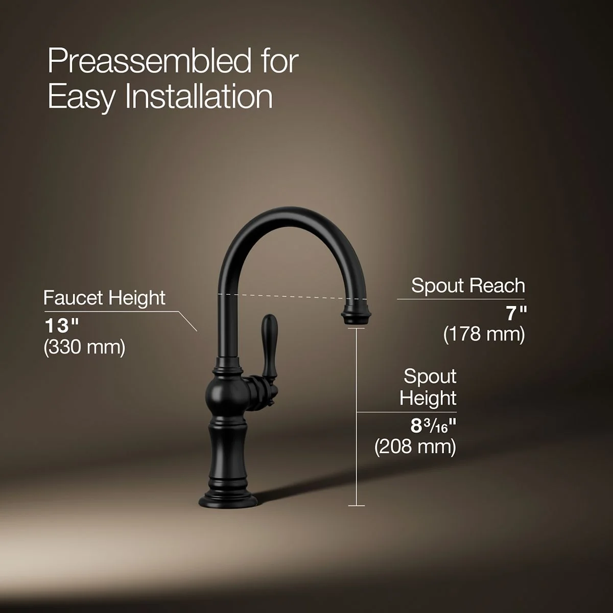 KOHLER K-99264 Artifacts Single-handle kitchen sink faucet - Image 49