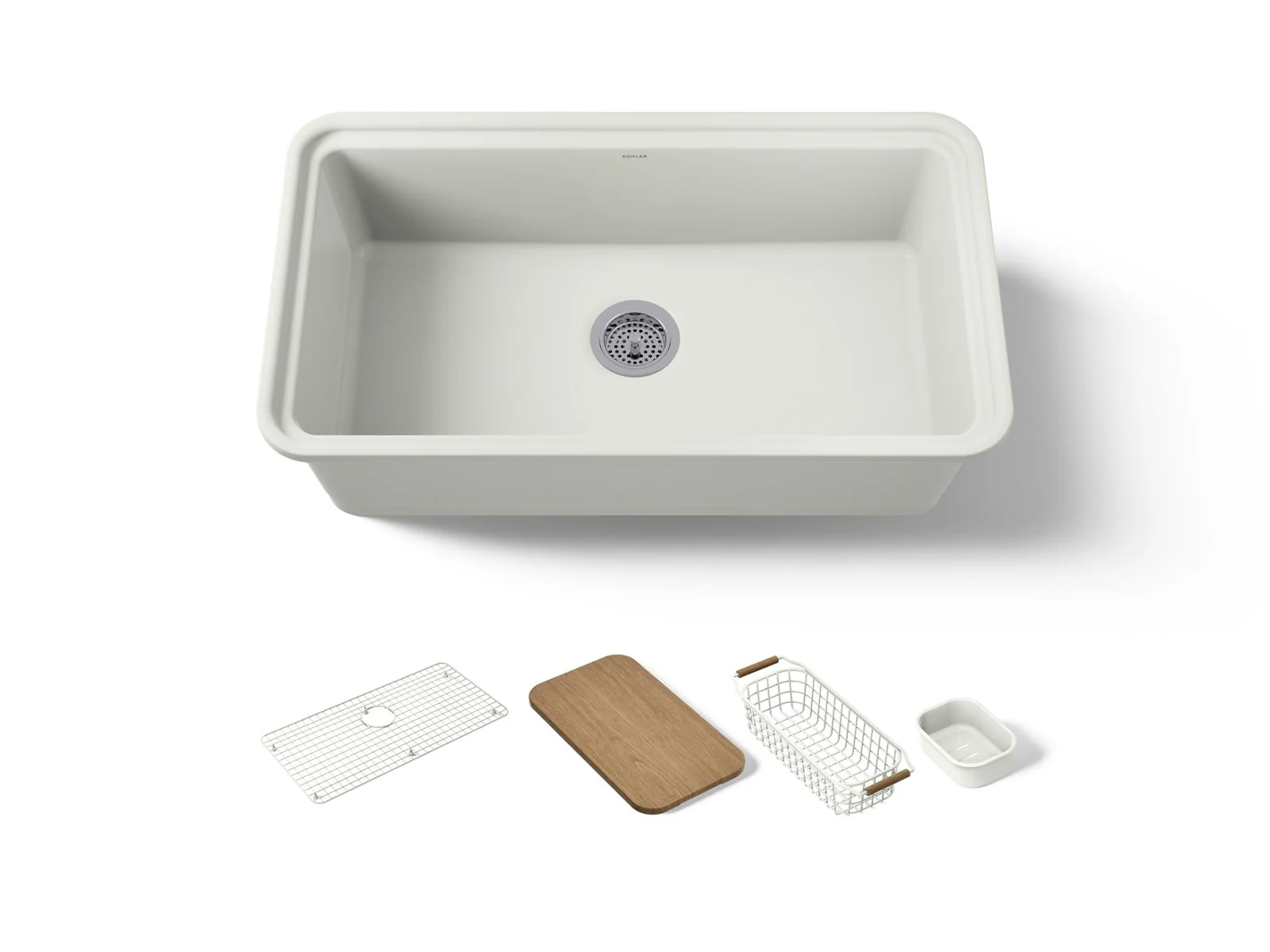 KOHLER K-36254-PC Audrine 33" undermount single-bowl workstation kitchen sink - Image 2