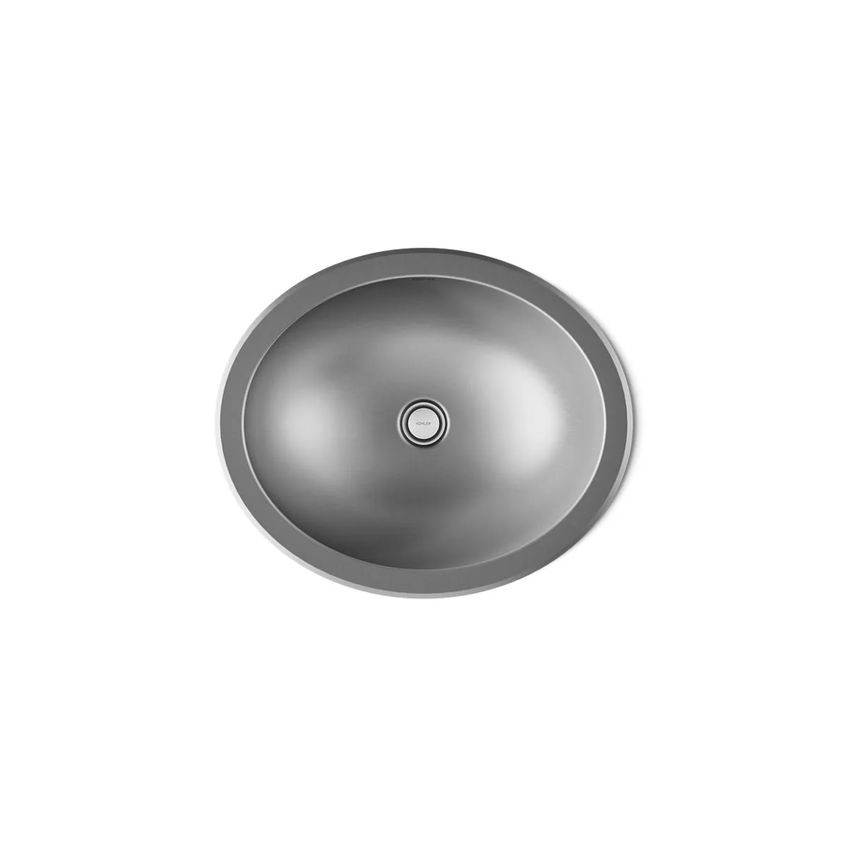 KOHLER K-2608-SU Bachata 20" oval drop-in/undermount bathroom sink, no overflow - Image 3