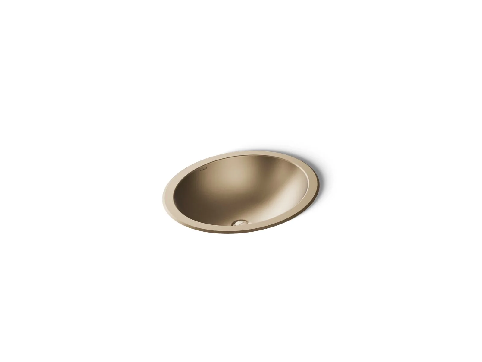 KOHLER K-2608-SU Bachata 20" oval drop-in/undermount bathroom sink, no overflow - Image 6