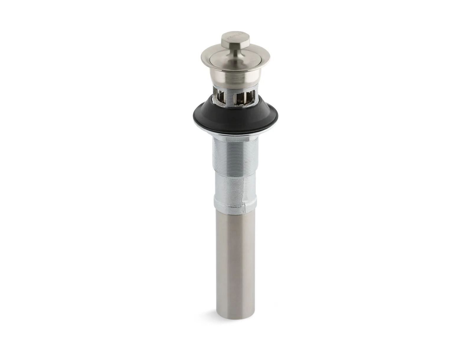 KOHLER K-7127-A Bathroom sink drain with overflow and non-removable metal stopper - Image 5