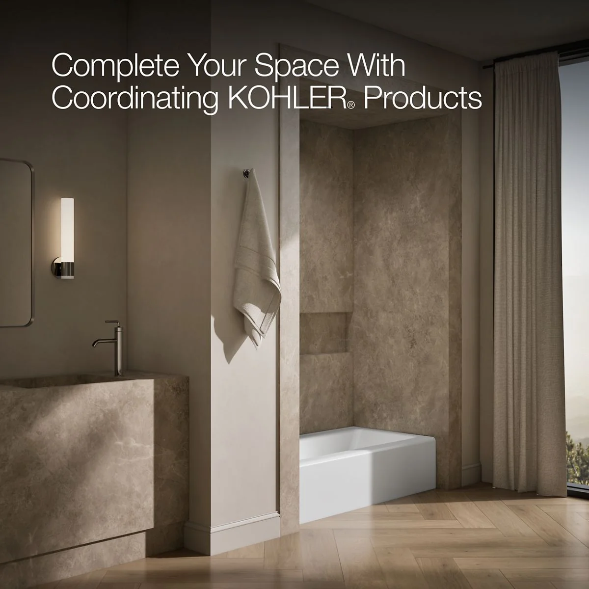 KOHLER K-837 Bellwether 60" x 30-1/4" alcove bath, left drain - Image 27