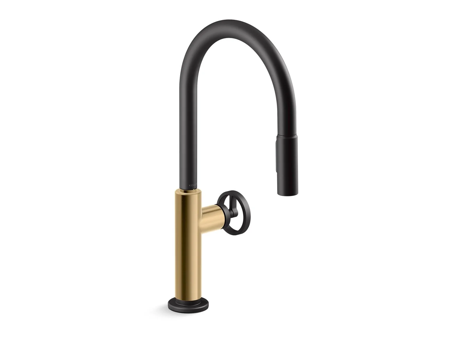 KOHLER K-28669-9 Billet Pull-down kitchen sink faucet with two-function sprayhead - Image 4