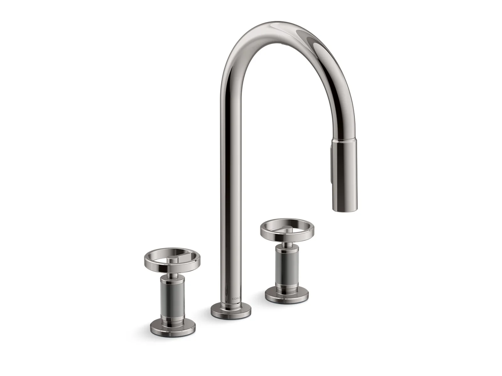 KOHLER K-28677-9RT2 Billet Touchless pull-down kitchen sink faucet with two-function sprayhead - Image 17