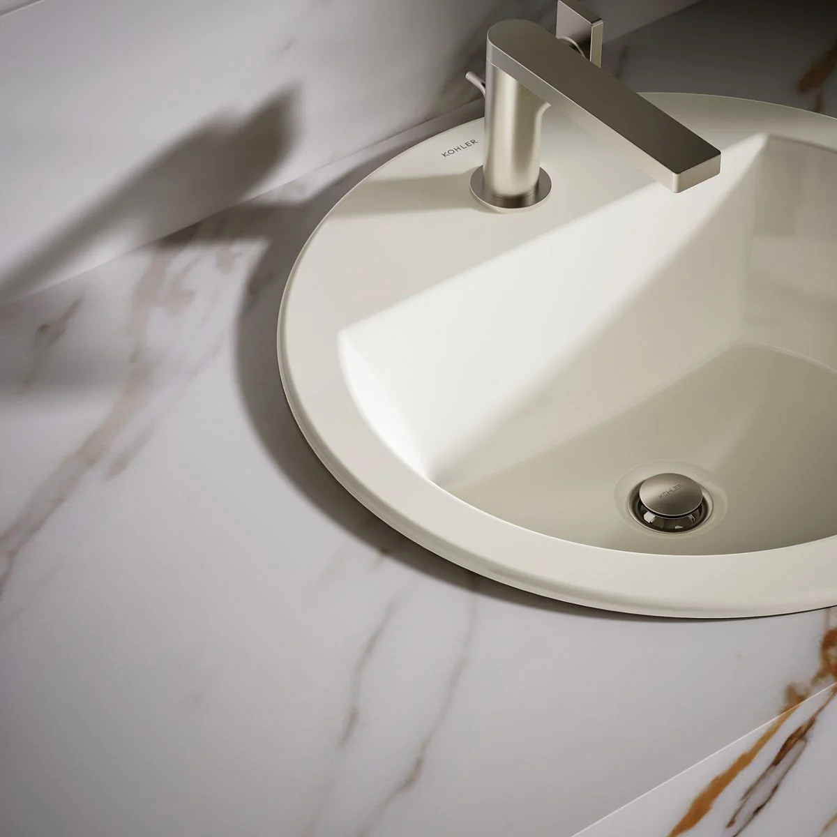 KOHLER K-2714-1 Bryant 19" round drop-in bathroom sink - Image 5