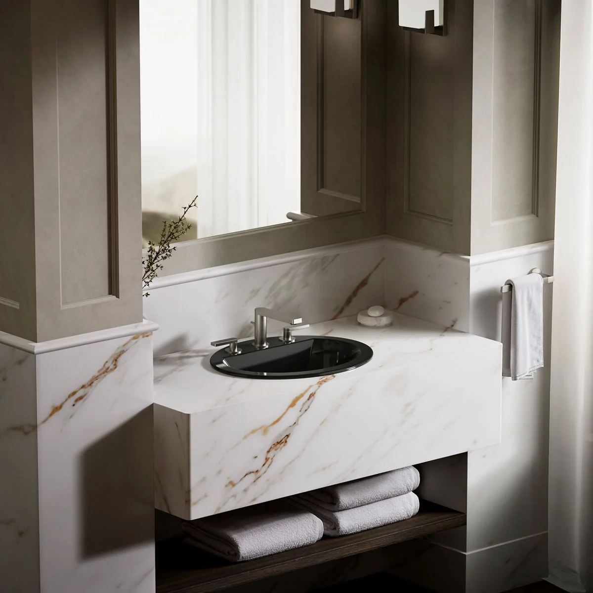 KOHLER K-2699-8 Bryant 20-1/4" oval drop-in bathroom sink - Image 12
