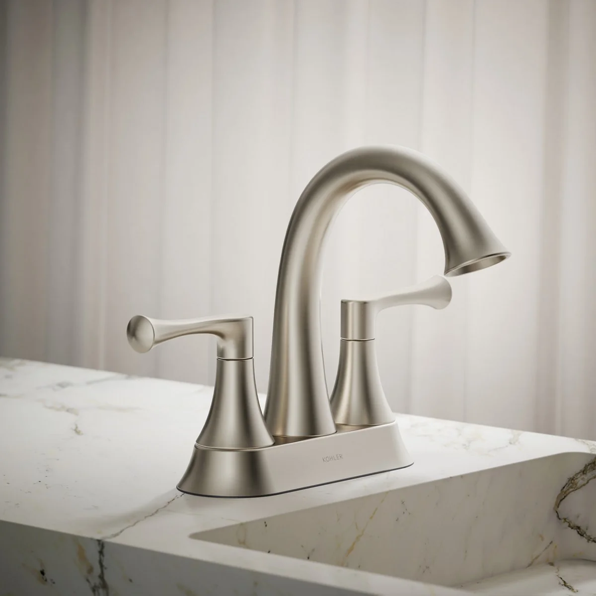 KOHLER K-35951-4K Buckley Centerset bathroom sink faucet, 1.0 gpm - Image 12